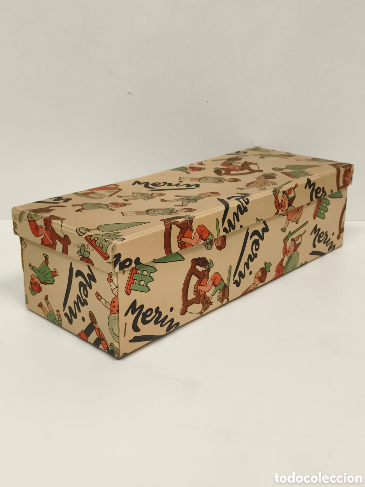 Juguetes antiguos y juegos de colecci&oacute;n: Bonita Caja infantil de juguetes Merin