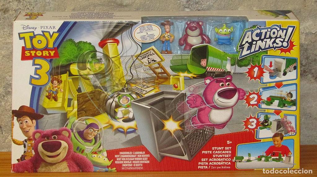 Juguetes antiguos y juegos de colecci&oacute;n: TOY STORY 3: JUNKYARD ESCAPE / FUGA DE LA INCINERADORA - NUEVA Y EN SU CAJA - MATTEL