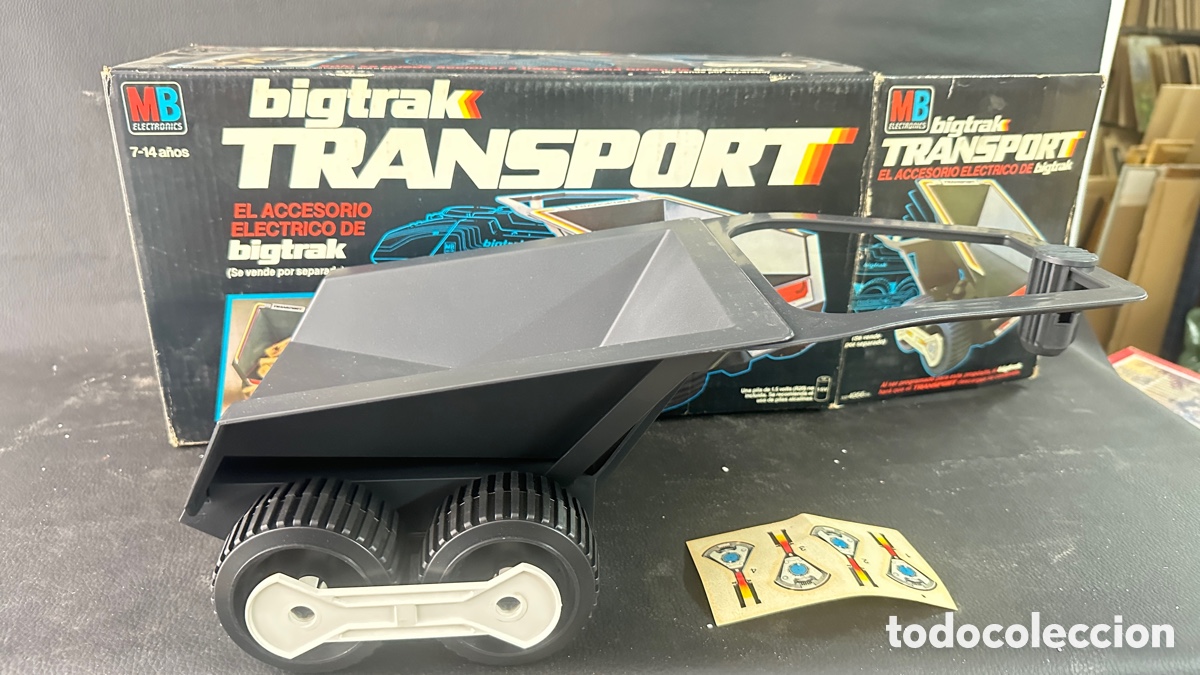 Antique Toys and Collectible Games: BIGTRAK TRANSPORT. Volquete basculante accesorio