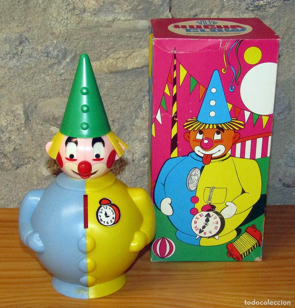 Juguetes antiguos y juegos de colecci&oacute;n: ANTIGUA HUCHA EL PAYASITO GUAS&Oacute;N DE VILPA - NUEVA Y EN SU CAJA - A&Ntilde;OS 60/70