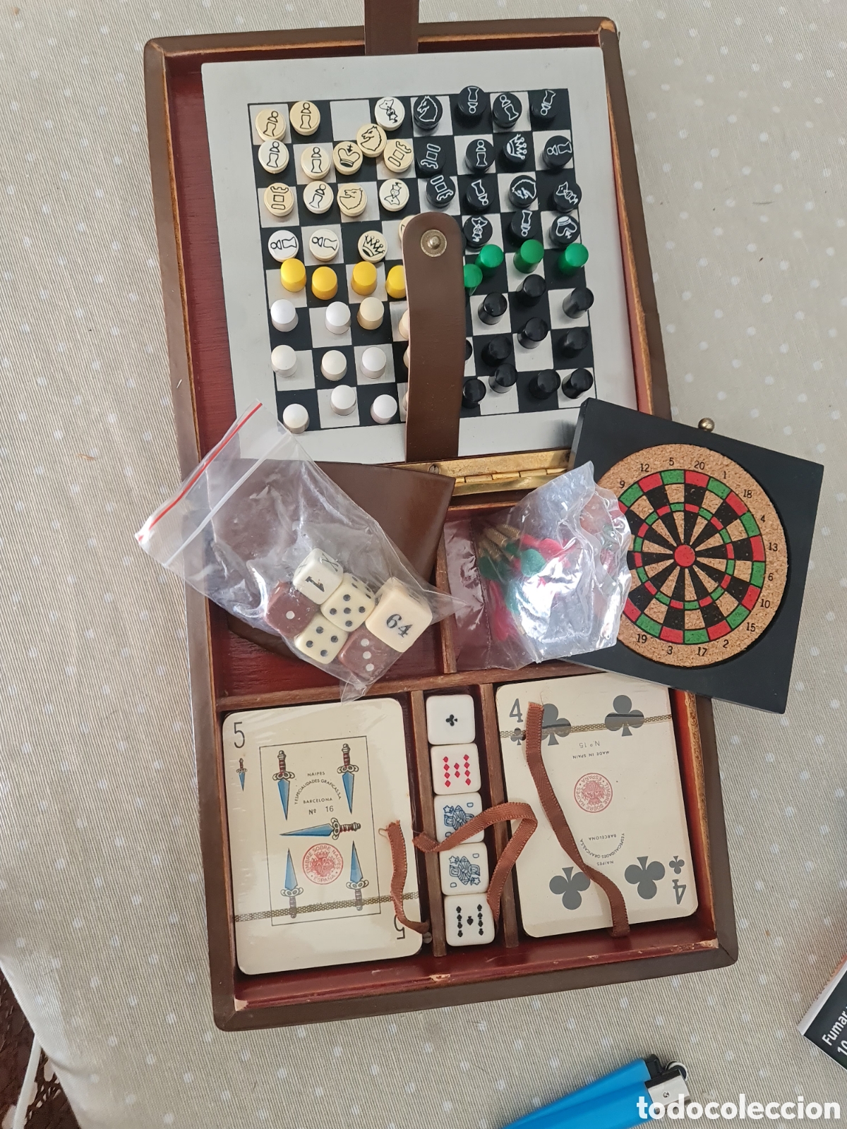 Juguetes antiguos y juegos de colecci&oacute;n: Viaje Vintage - Interior SIN ESTRENAR Multijuegos