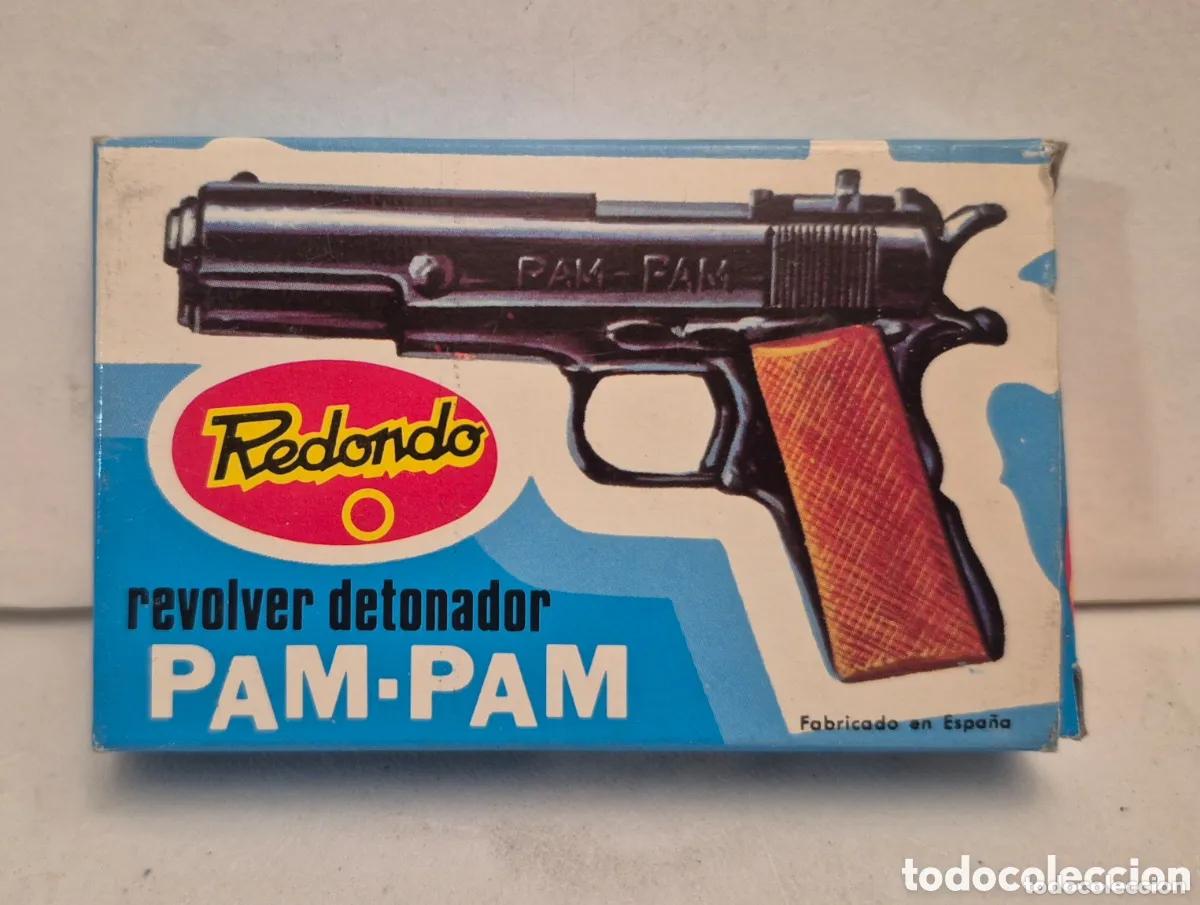 Brinquedos antigos e Jogos de cole&ccedil;&atilde;o: REDONDO 84- REVOLVER DETONADORA PAM PAM NUEVA