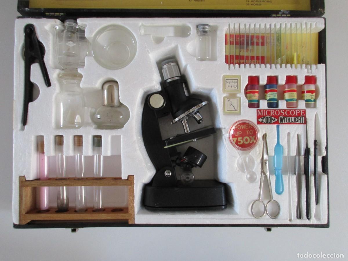 Brinquedos antigos e Jogos de cole&ccedil;&atilde;o: JUEGO DE MICROSCOPIO - JUGUETE DE IMPORTACI&Oacute;N A&Ntilde;OS 70 / 80 - MICROSCOPE SET
