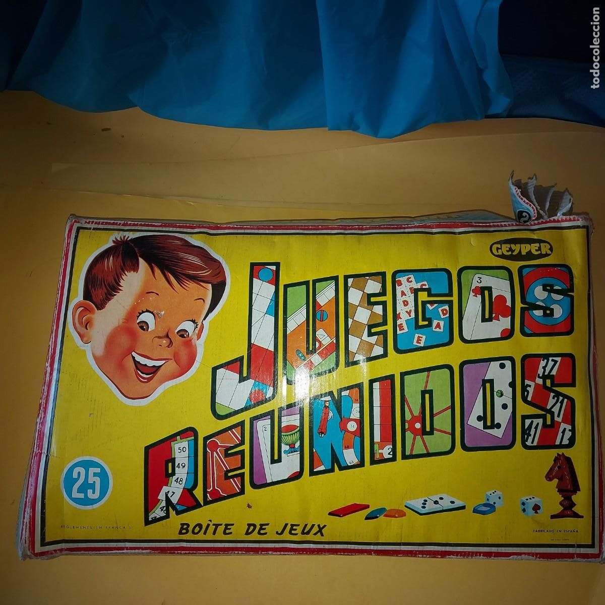 Juguetes antiguos y juegos de colecci&oacute;n: JUEGOS REUNIDOS DE GEYPER, CAJA VACIA , 50CM