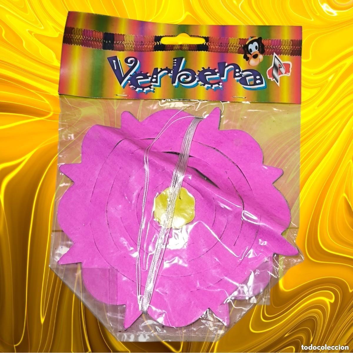 Juguetes antiguos y juegos de colecci&oacute;n: Guirnalda Floral De Carnaval Multicolor &ndash; Decoraci&oacute;n Colgante Festiva