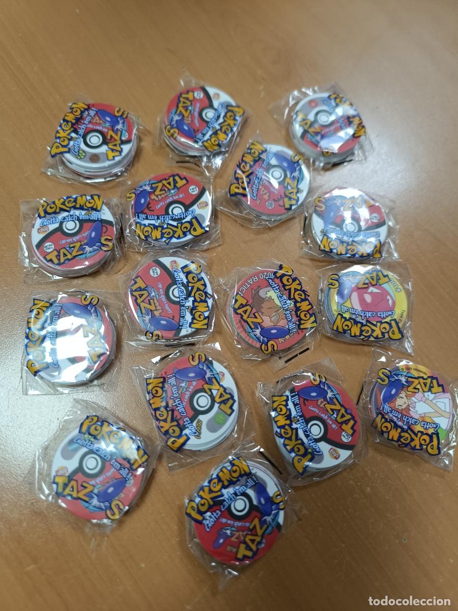 Antique Toys and Collectible Games: LOTE DE 16 PAQUETES DE TAZOS SIN ABRIR DE PATATAS LAYS DE POKEMON, EN CADA PAQUETE CREO QUE HAY 10