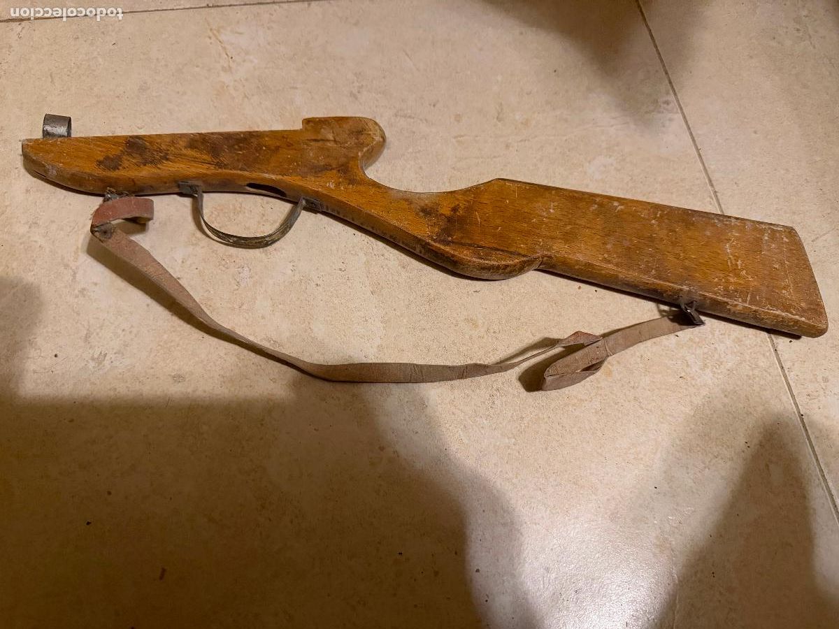 Juguetes antiguos y juegos de colecci&oacute;n: Madera de escopeta de juguete