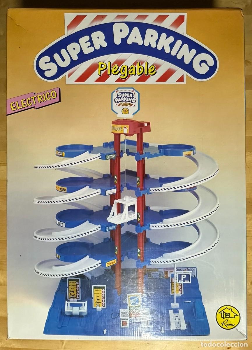 Juguetes antiguos y juegos de colecci&oacute;n: Super Parking Plegable con ascensor RIMA 1980