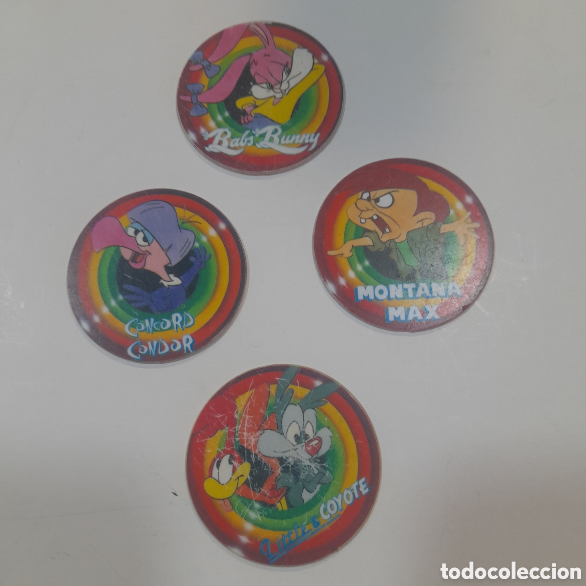 Juguetes antiguos y juegos de colecci&oacute;n: Tazos de los Tiny Toon