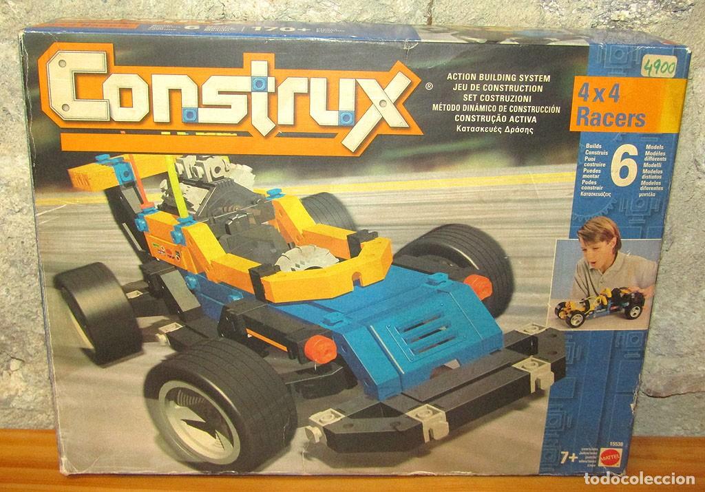 Juguetes antiguos y juegos de colecci&oacute;n: CONSTRUX: 4X4 RACERS - MATTEL - A&Ntilde;O 1996 - NUEVO Y EN SU CAJA ORIGINAL