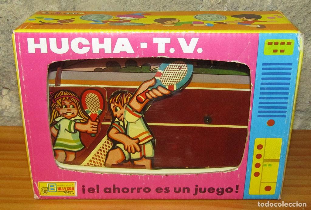 Juguetes antiguos y juegos de colecci&oacute;n: ANTIGUA HUCHA TV DE BULLYCAN - NUEVA Y EN SU CAJA ORIGINAL - A&Ntilde;OS 70