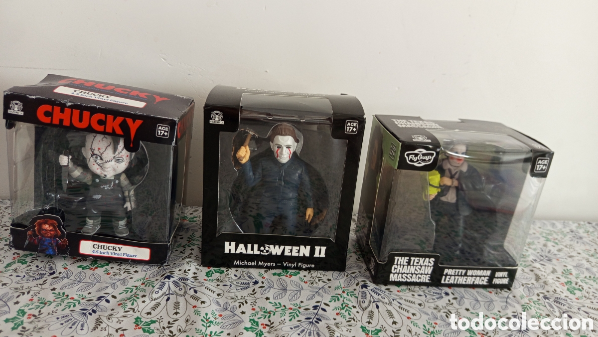 Juguetes antiguos y juegos de colecci&oacute;n: Bonitas figuras de chuky y otros m&aacute;s