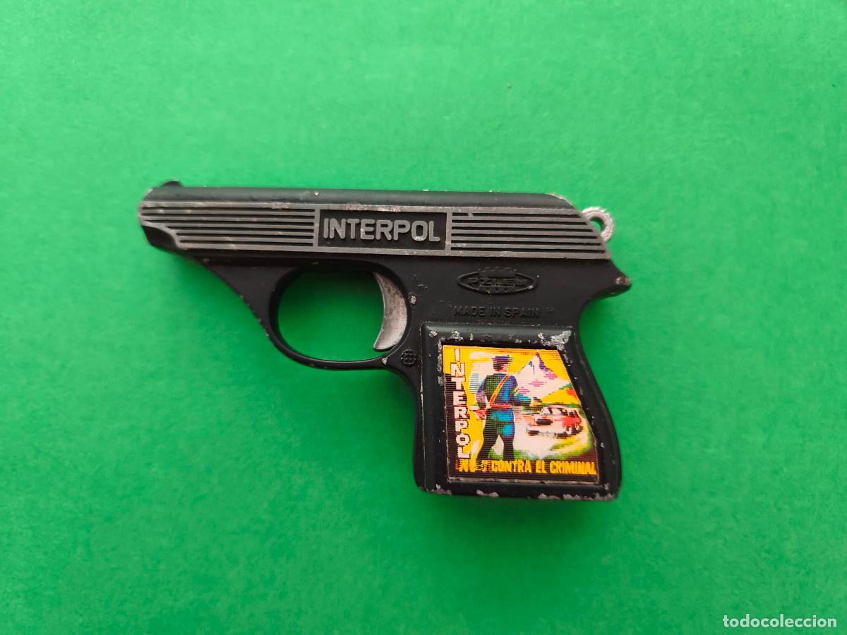 Brinquedos antigos e Jogos de cole&ccedil;&atilde;o: PISTOLA DE JUGETE MARCA PILEN MODELO INTERPOL A&Ntilde;OS 70