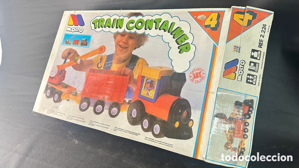 Juguetes antiguos y juegos de colecci&oacute;n: TRAIN CONTAINER DE MOLTO - Foto 2