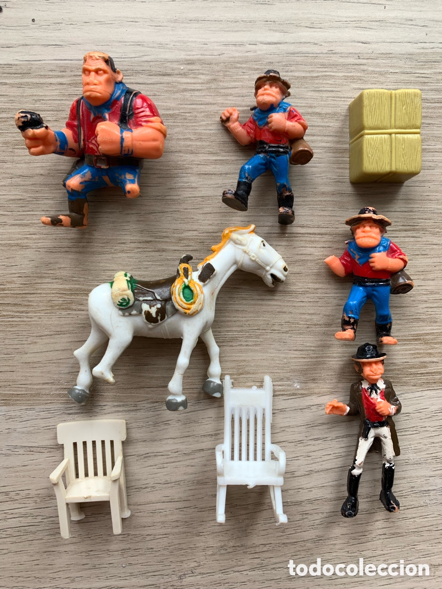 Brinquedos antigos e Jogos de cole&ccedil;&atilde;o: Lote figuras y complementos EXINWEST EXIN WEST