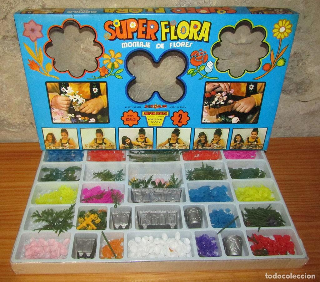 Juguetes antiguos y juegos de colecci&oacute;n: SUPER FLORA N&ordm;2 DE AIRGAM, MONTAJE DE FLORES - NUEVO Y EN SU CAJA ORIGINAL - A&Ntilde;OS 70 - PRECINTADO