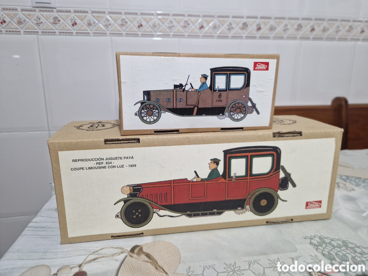 Juguetes antiguos y juegos de colecci&oacute;n: Lote coches paya hojalata