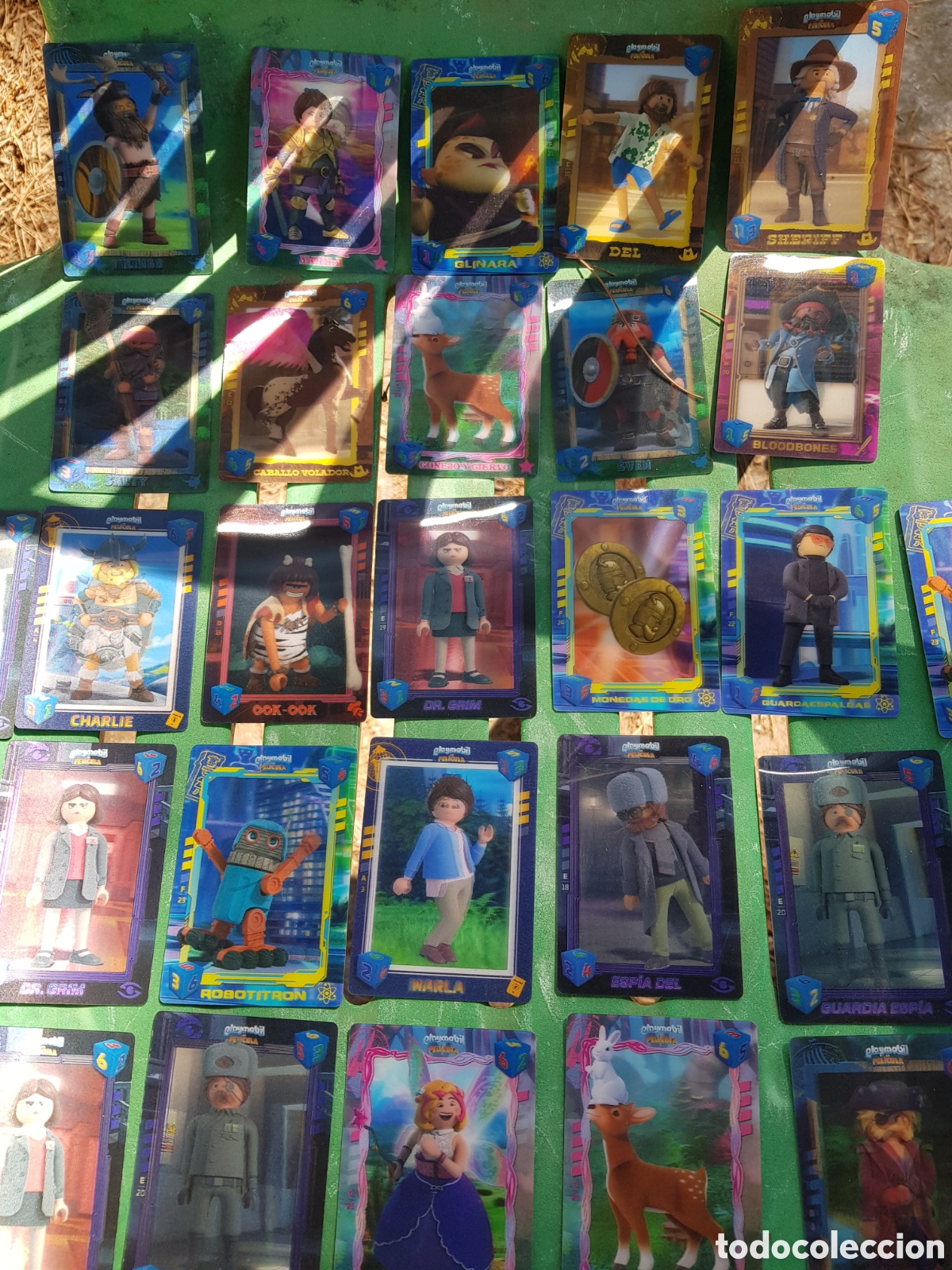 Juguetes antiguos y juegos de colecci&oacute;n: LOTE DE 27 CARTAS PLAYMOBIL