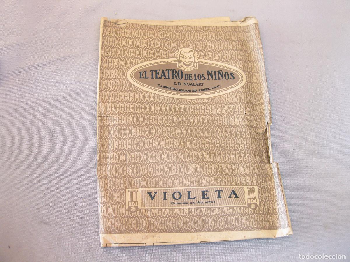 Juguetes antiguos y juegos de colecci&oacute;n: OBRA DE VIOLETA COMPLETA. EL TEATRO DE LOS NI&Ntilde;OS. SEIX BARRAL