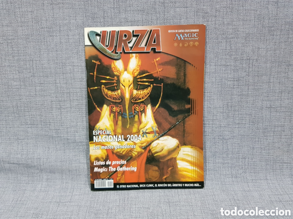 Juguetes antiguos y juegos de colecci&oacute;n: URZA REVISTA N⁰ 45 SEPTIEMBRE 2004 CARTAS MTG MAGIC THE GATHERING