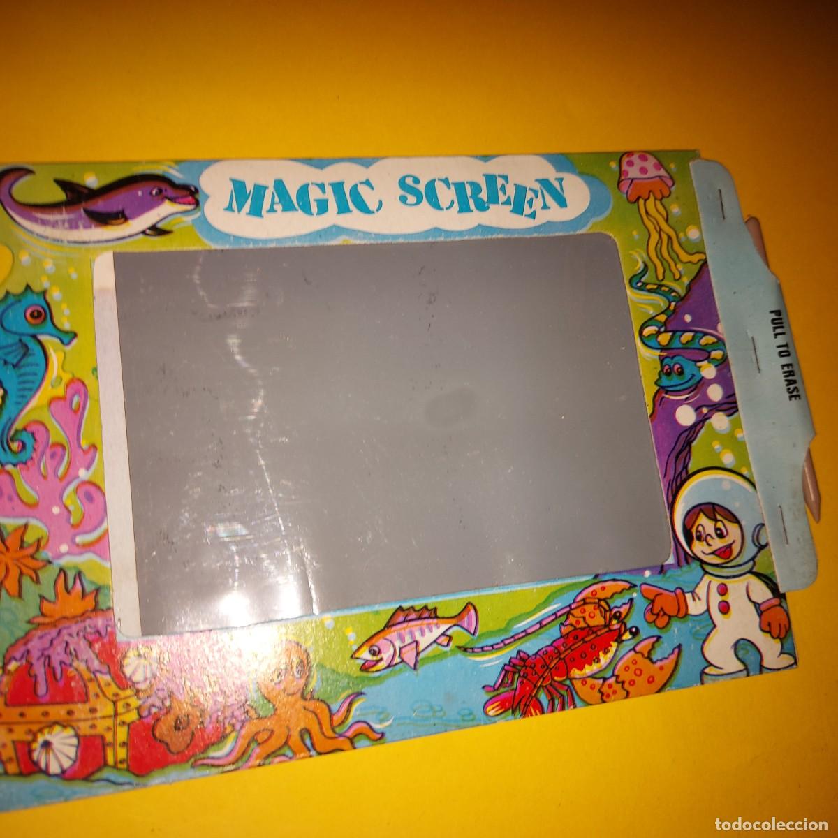 Giocattoli antichi e Giochi di collezione: PIZARRA MAGICA CON PUNTERO A&Ntilde;OS 70 MAGIC SCREEN