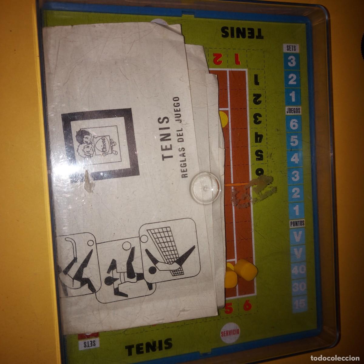 Juguetes antiguos y juegos de colecci&oacute;n: JUEGO MAGN&Eacute;TICO TENIS. DE CHICOS 70'S.