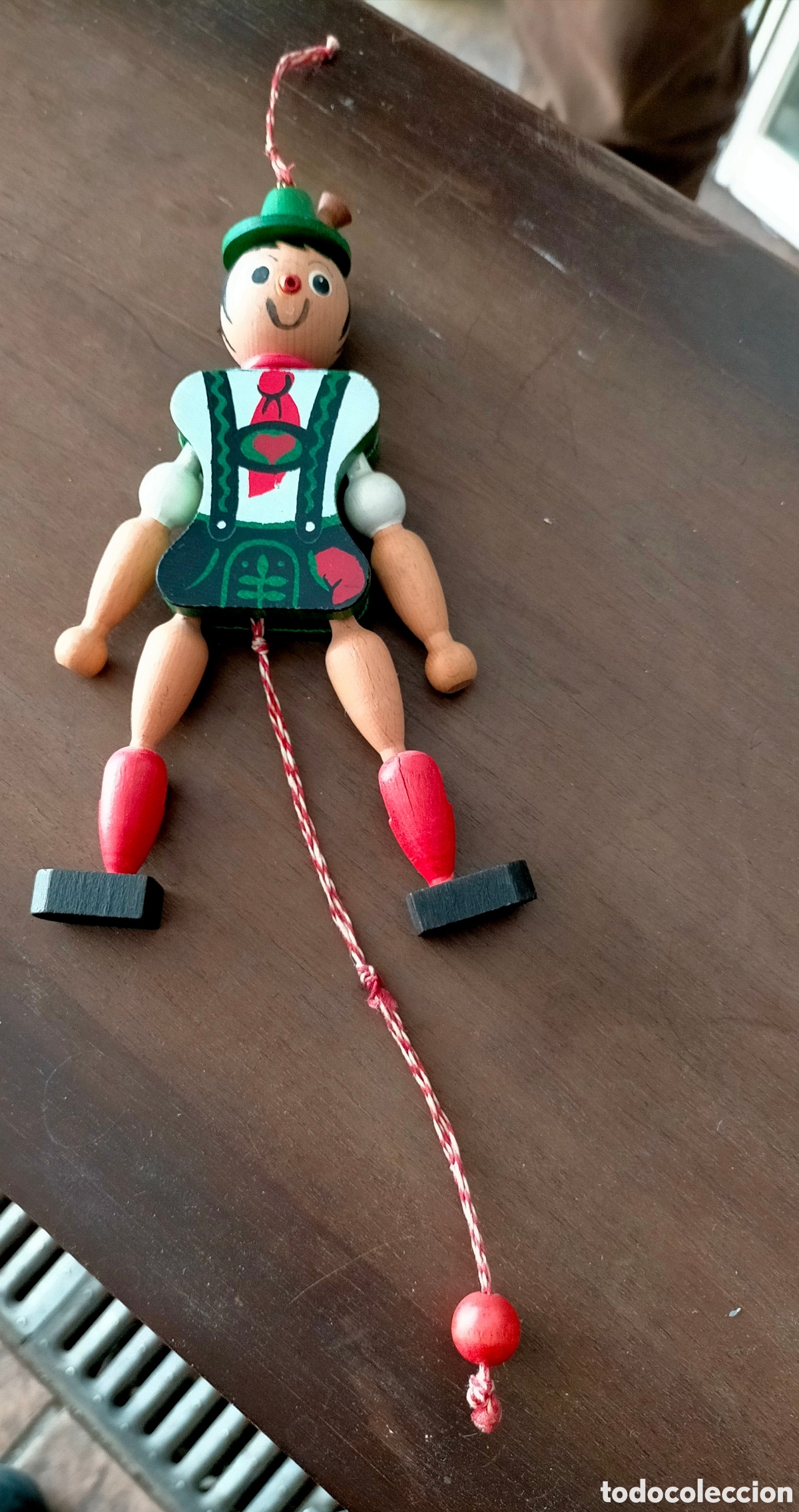 Juguetes antiguos y juegos de colecci&oacute;n: MU&Ntilde;ECO ARTICULADO DE MADERA FAMO AUSTRIA jj