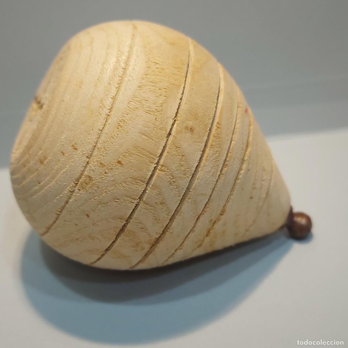 Juguetes antiguos y juegos de colecci&oacute;n: PEONZA O TROMPO TRADICIONAL DE MADERA