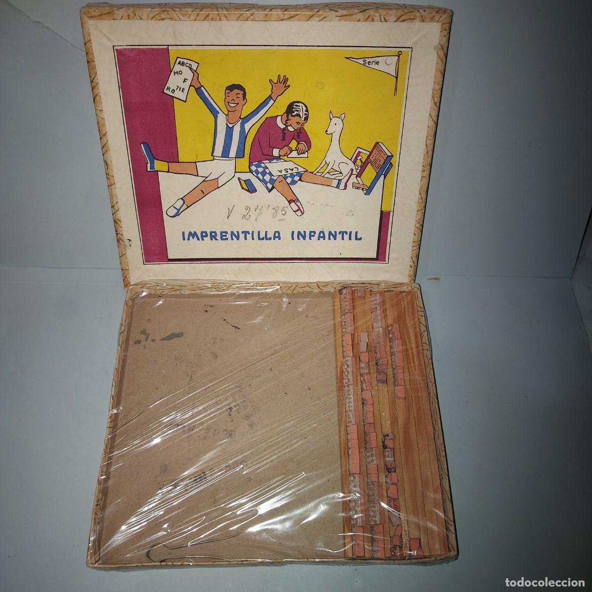 Juguetes antiguos y juegos de colecci&oacute;n: IMPRENTILLA INFANTIL, A&Ntilde;OS 50