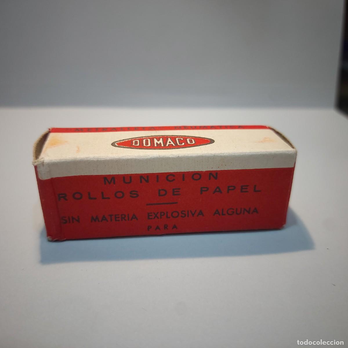 Juguetes antiguos y juegos de colecci&oacute;n: MUNICION ROLLOS DE PAPEL DE DOMACO - A&Ntilde;OS 60