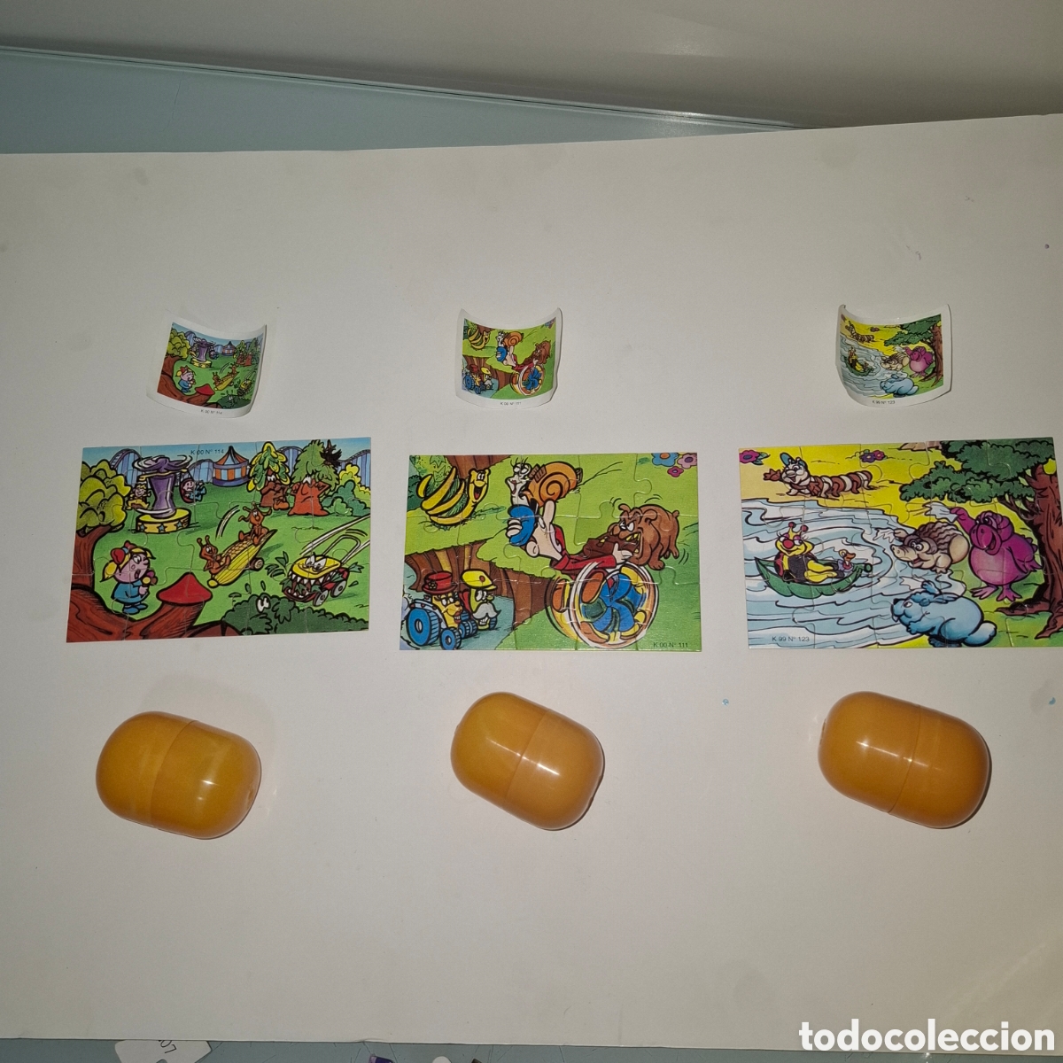 Juguetes antiguos y juegos de colecci&oacute;n: PUZZLES PROMOCIONALES KINDER SORPRESA FERRERO A&Ntilde;OS 90