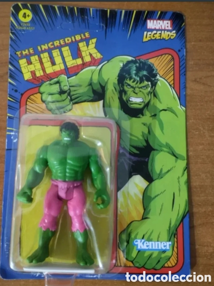 Juguetes antiguos y juegos de colecci&oacute;n: Figura de Marvel Hulk