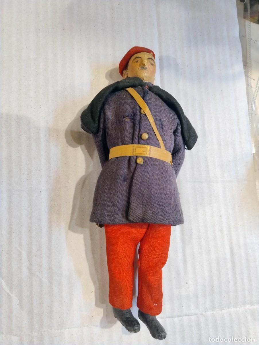 Antique Toys and Collectible Games: Curioso mu&ntilde;eco miquelete vasco, parece hecho de cuero o similar. Unos 19 cm de alto