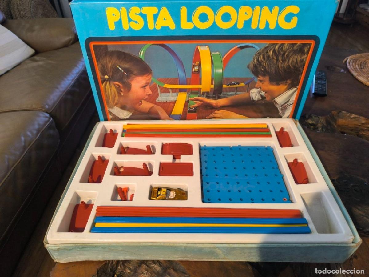 Juguetes antiguos y juegos de colecci&oacute;n: ANTIGUO JUEGO PISTA LOOPING DE PILEN CON SU COCHE METEORO