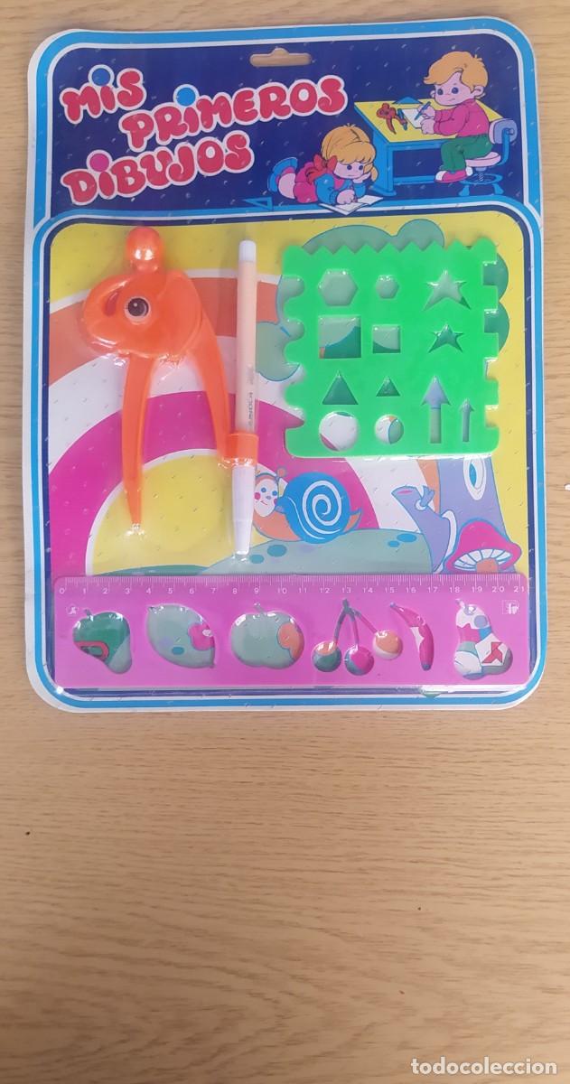 Juguetes antiguos y juegos de colecci&oacute;n: MIS PRIMEROS DIBUJOS JUEGO DE REGLAS Y COMP&Aacute;S