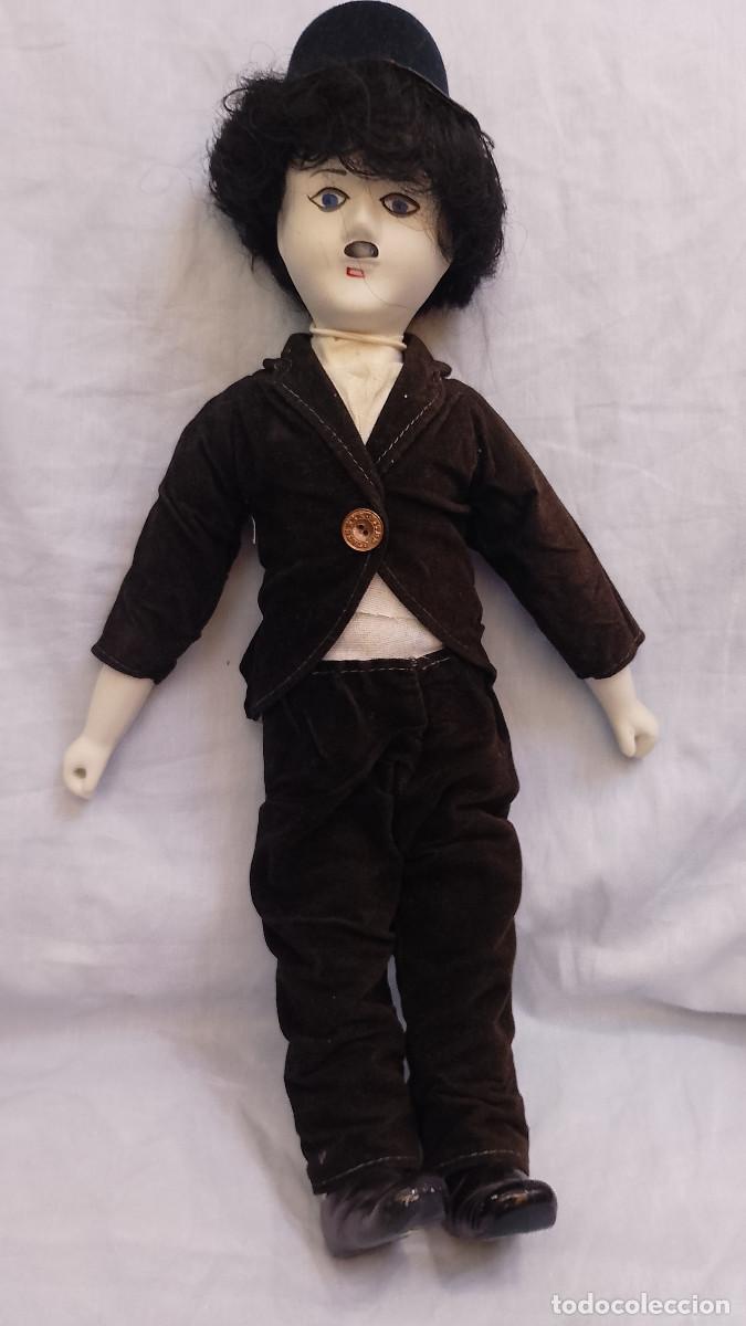 Juguetes antiguos y juegos de colecci&oacute;n: MU&Ntilde;ECO PORCELANA CHARLIE CHAPLIN