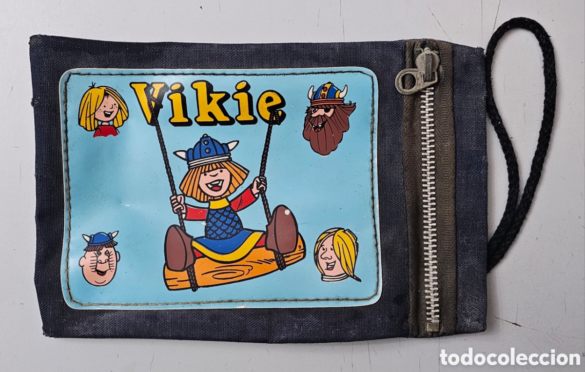Juguetes antiguos y juegos de colecci&oacute;n: ESTUCHE CARTERA VIKIE WICKIE EL VIKINGO (Espa&ntilde;a - Romero y Segarra - 1975) RAREZA UNICA
