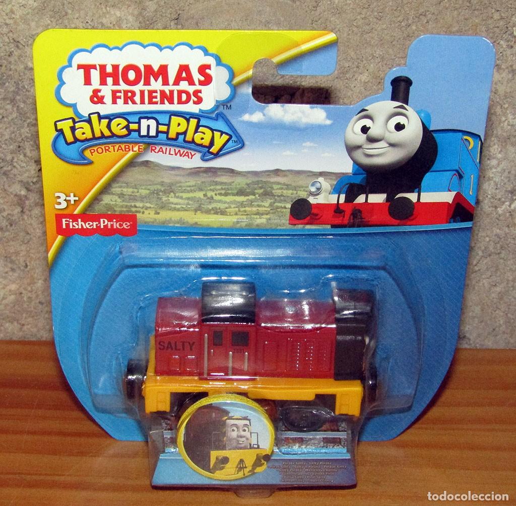 Juguetes antiguos y juegos de colecci&oacute;n: THOMAS & FRIENDS: SALTY - FISHER PRICE - NUEVO Y EN SU BLISTER ORIGINAL - IMPECABLE