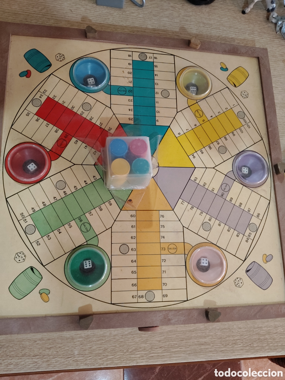 Juguetes antiguos y juegos de colecci&oacute;n: Antiguo parch&iacute;suy bien estado