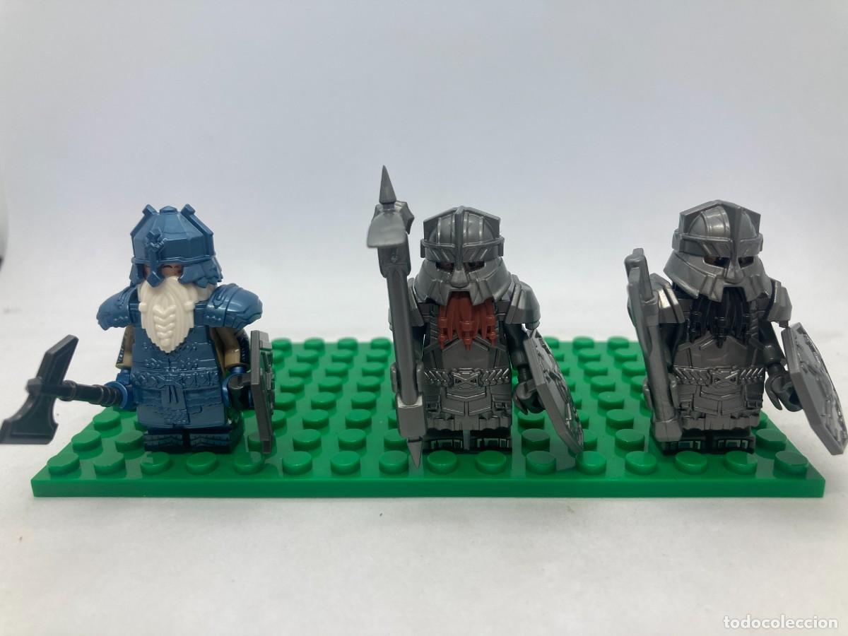 Juguetes antiguos y juegos de colecci&oacute;n: Minifiguras El Hobbit Enanos de Erebor