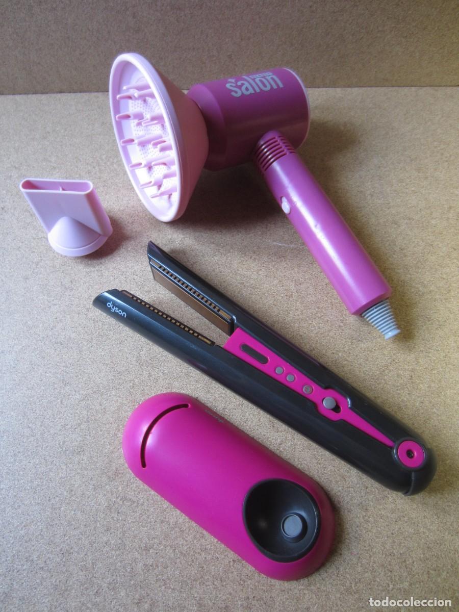 Juguetes antiguos y juegos de colecci&oacute;n: Lote Juguetes Peluquer&iacute;a Planchas y Secador