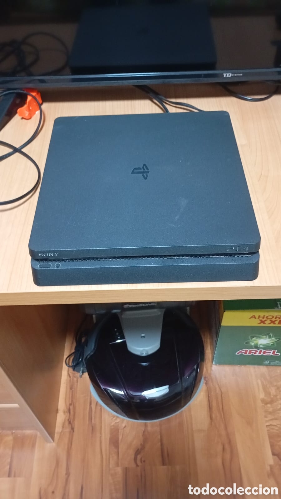 Juguetes antiguos y juegos de colecci&oacute;n: PS4 Slim 500gb+Volante y pedales Thrustmaster T80