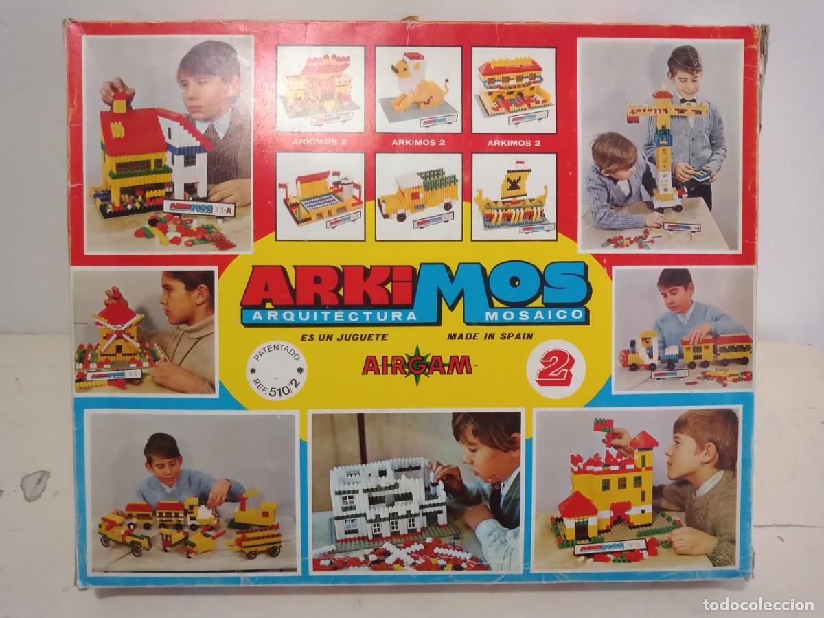 Juguetes antiguos y juegos de colecci&oacute;n: JUEGO ARKIMOS 2 AIRGAM ARQUITECTURA MOSAICO VINTAGE 70