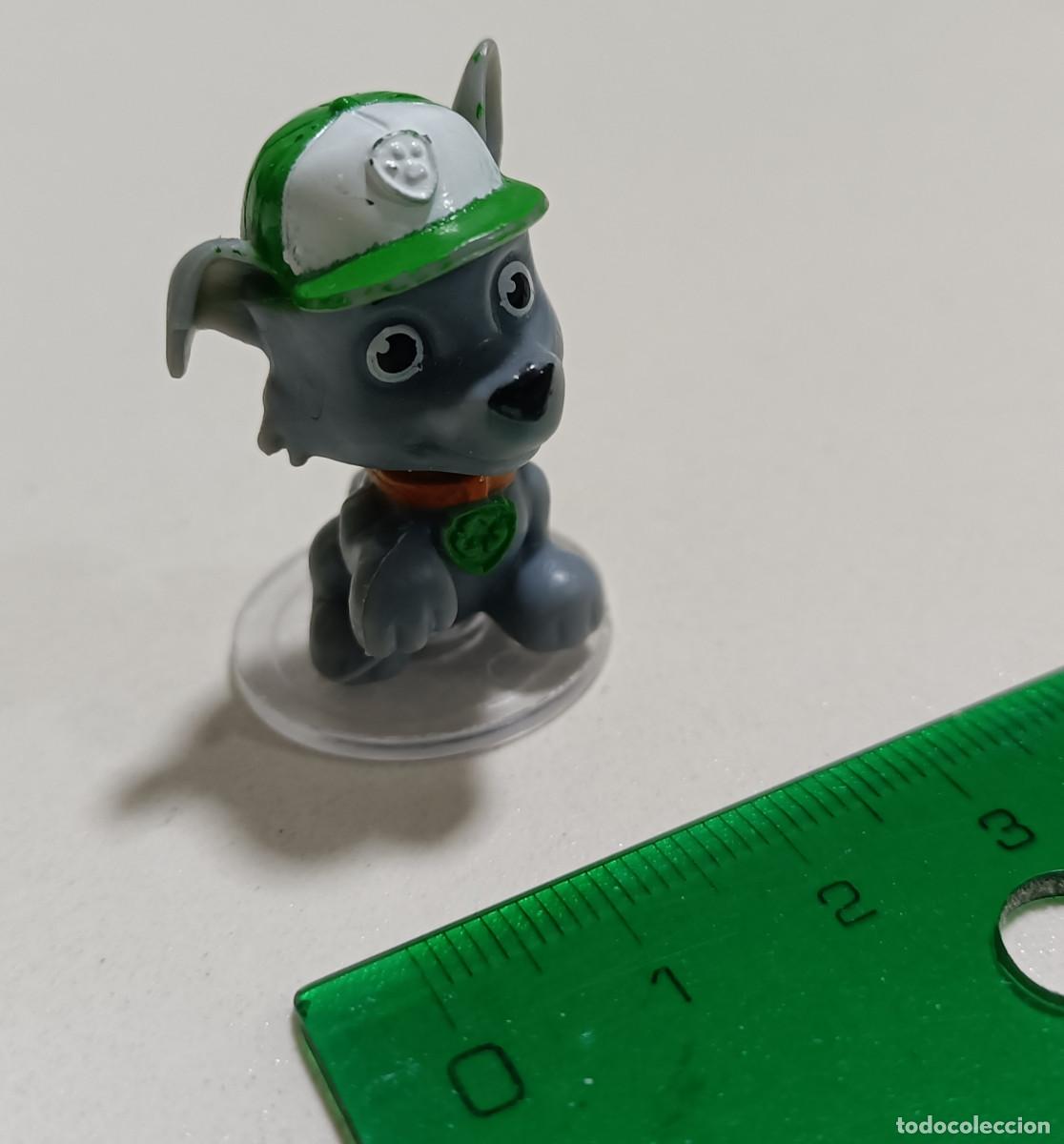 Juguetes antiguos y juegos de colecci&oacute;n: perro patrulla canina peana mu&ntilde;eco figura figurita mu&ntilde;equito mu&ntilde;eco paw patrol rocky