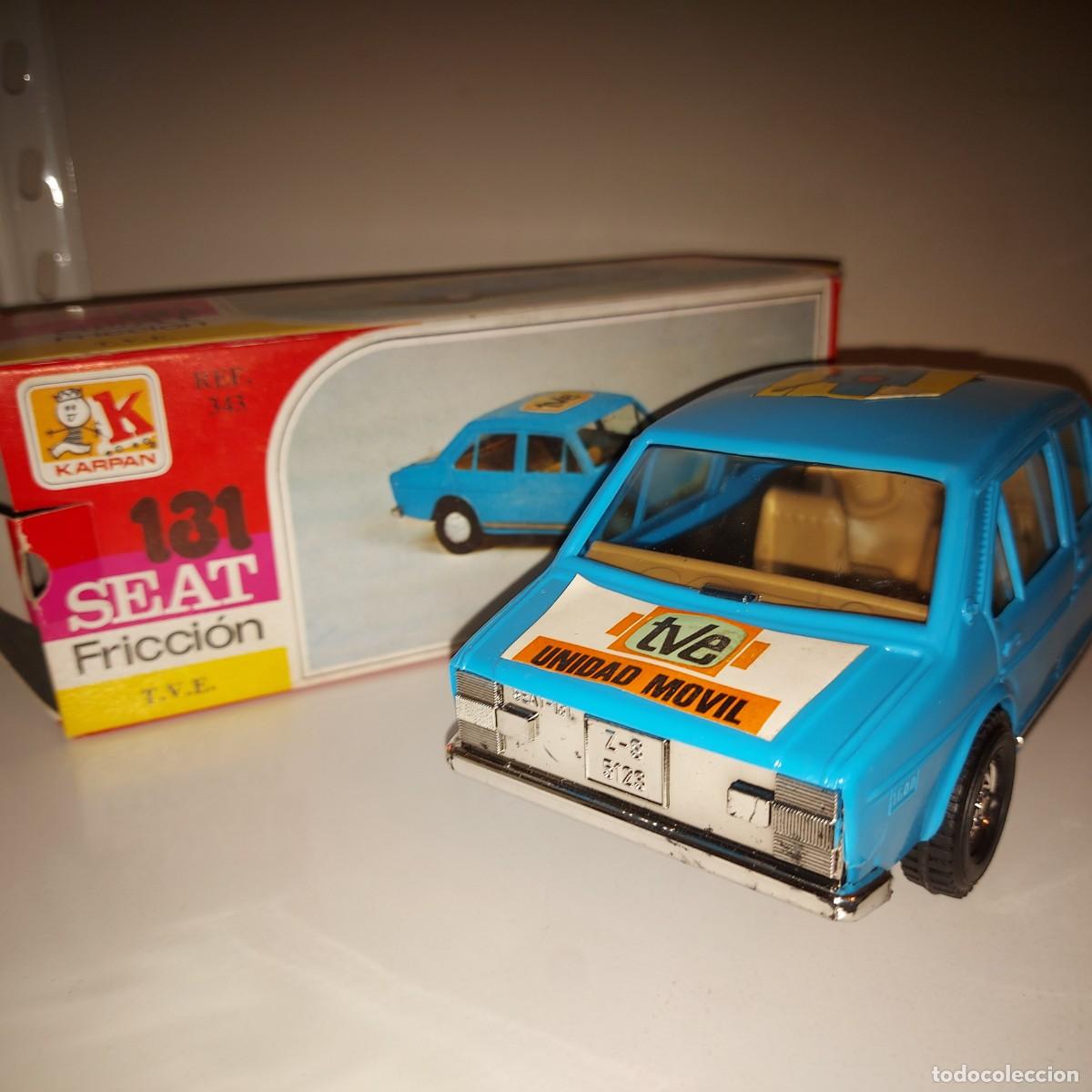 Juguetes antiguos y juegos de colecci&oacute;n: COCHE SEAT 131 PUBLCIDAD TVE DE KARPAN