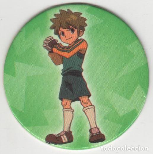 Juguetes antiguos y juegos de colecci&oacute;n: COLECCI&Oacute;N TAZOS E-MAX INAZUMA ELEVEN SERIE ANIMACI&Oacute;N TAZO CAPS POGS N&Uacute;M 098 98 5 ATAQUE 15 DEFENSA