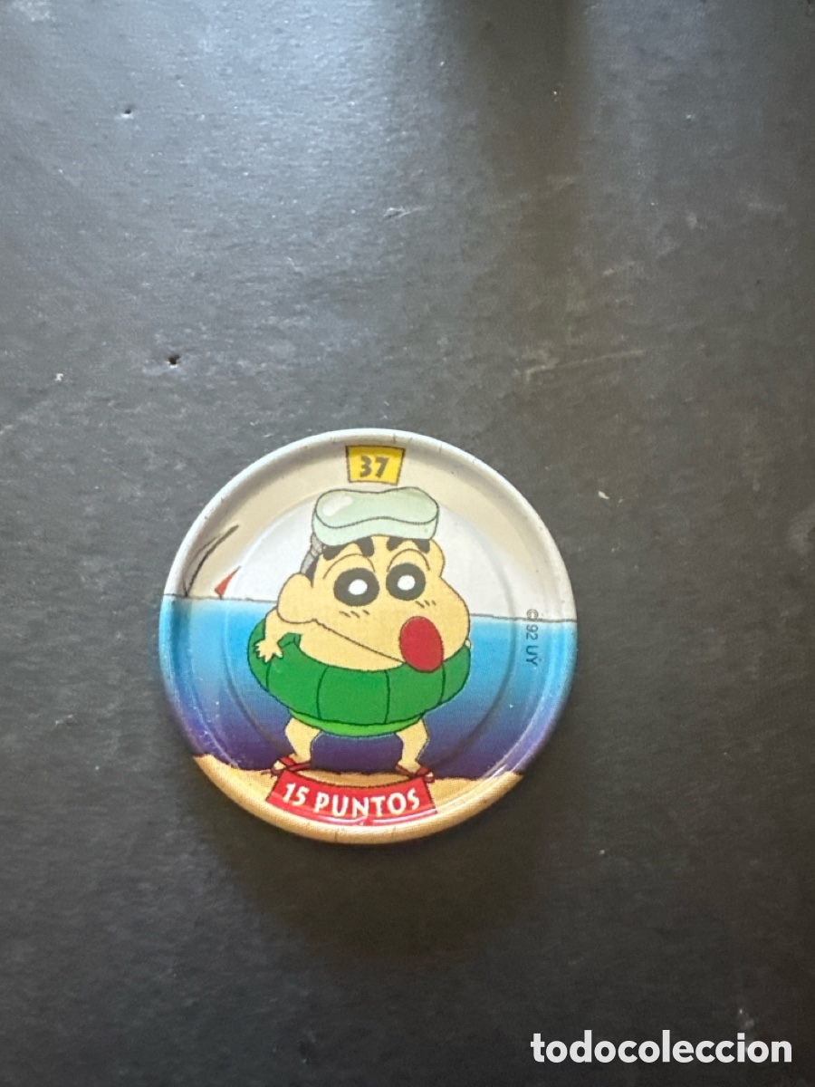 Juguetes antiguos y juegos de colecci&oacute;n: Tazo de Shinchan n&uacute;mero 70 de bollycao