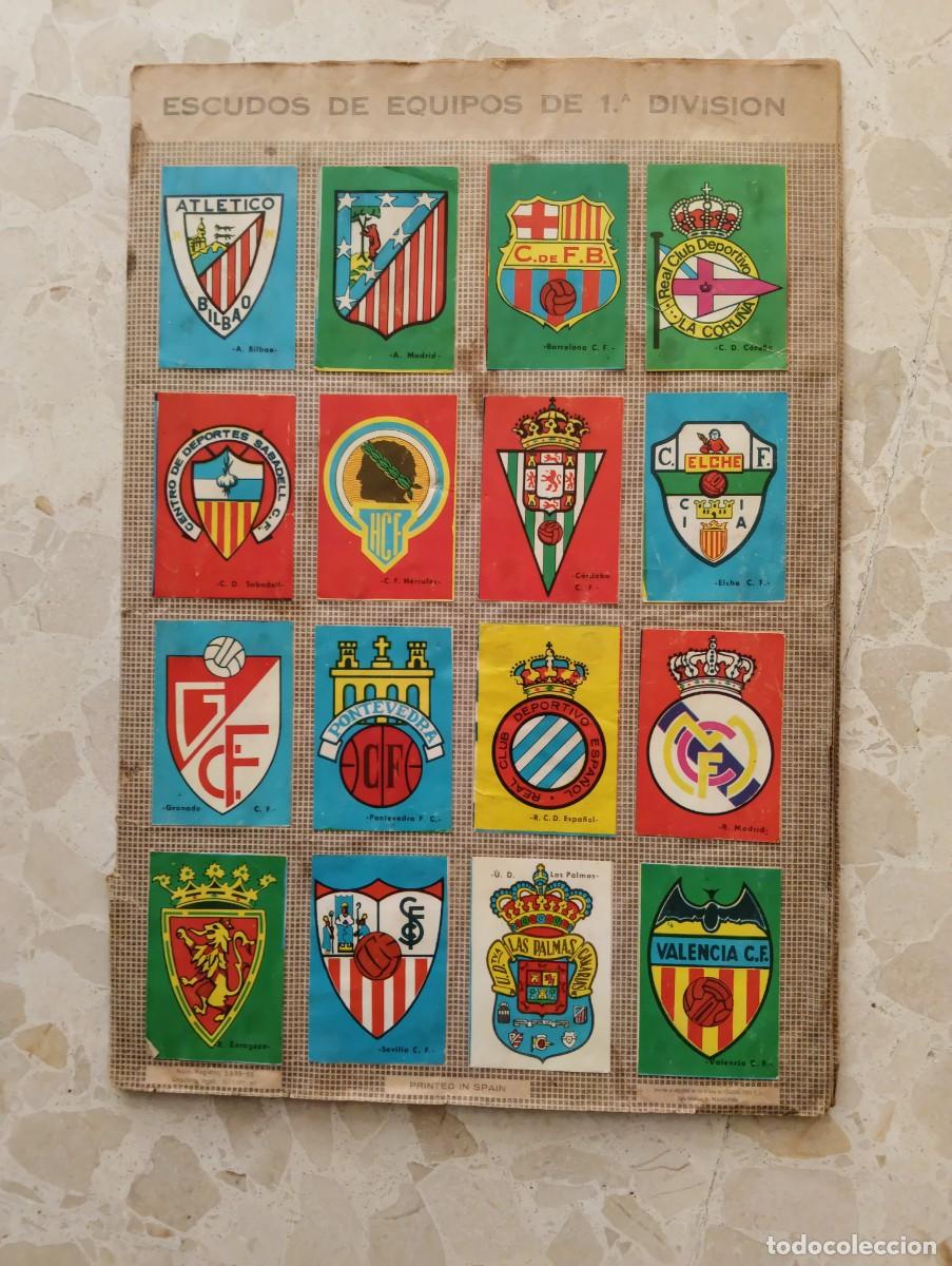 Juguetes antiguos y juegos de colecci&oacute;n: ALBUM INCOMPLETO CAMPEONATO NACIONAL DE LIGA FUTBOL 1966 1967 66 67 FHER DISGRA FALTAN TAPAS y 29 CR