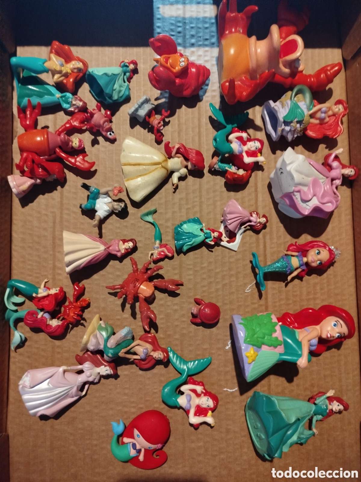 Juguetes antiguos y juegos de colecci&oacute;n: Colecci&oacute;n de figuras de la Sirenita
