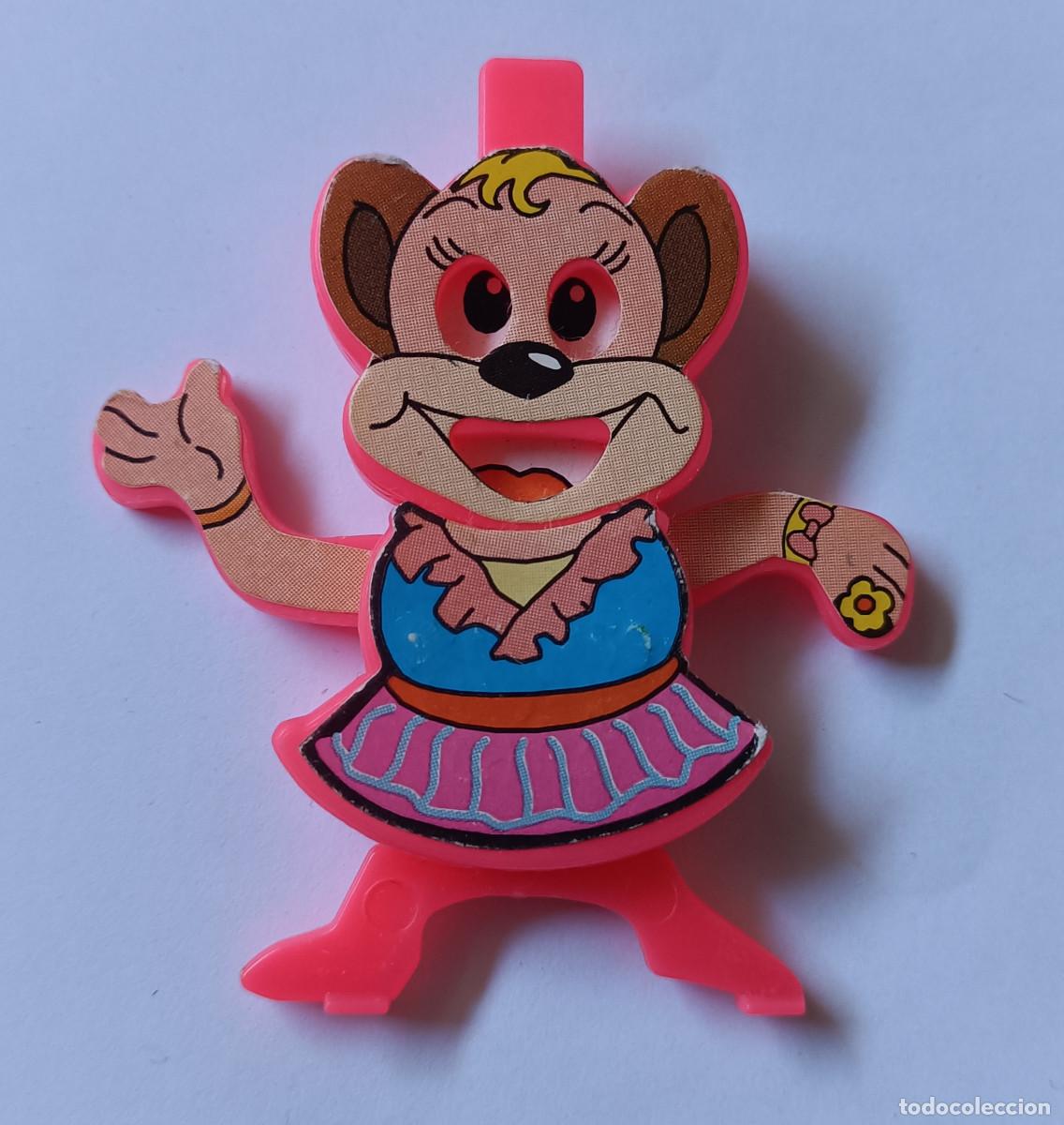 Juguetes antiguos y juegos de colecci&oacute;n: fake imitacion falsa kinder sorpresa osito mu&ntilde;eco movil montable desmontable de huevo sorpresa
